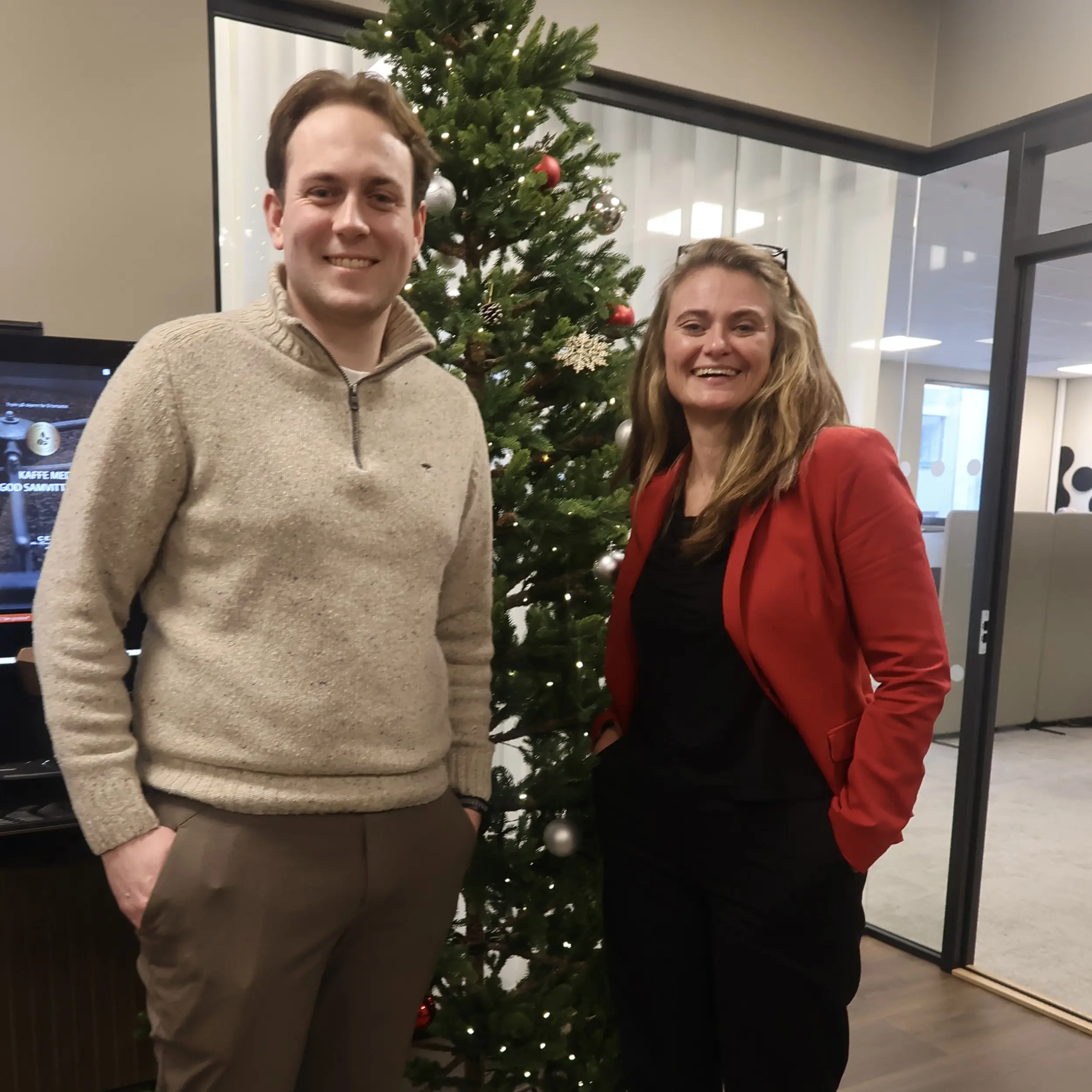 F.v. Alexander S. Ytterbøl (Digin) og Ann-Helen Moum (Nkom)