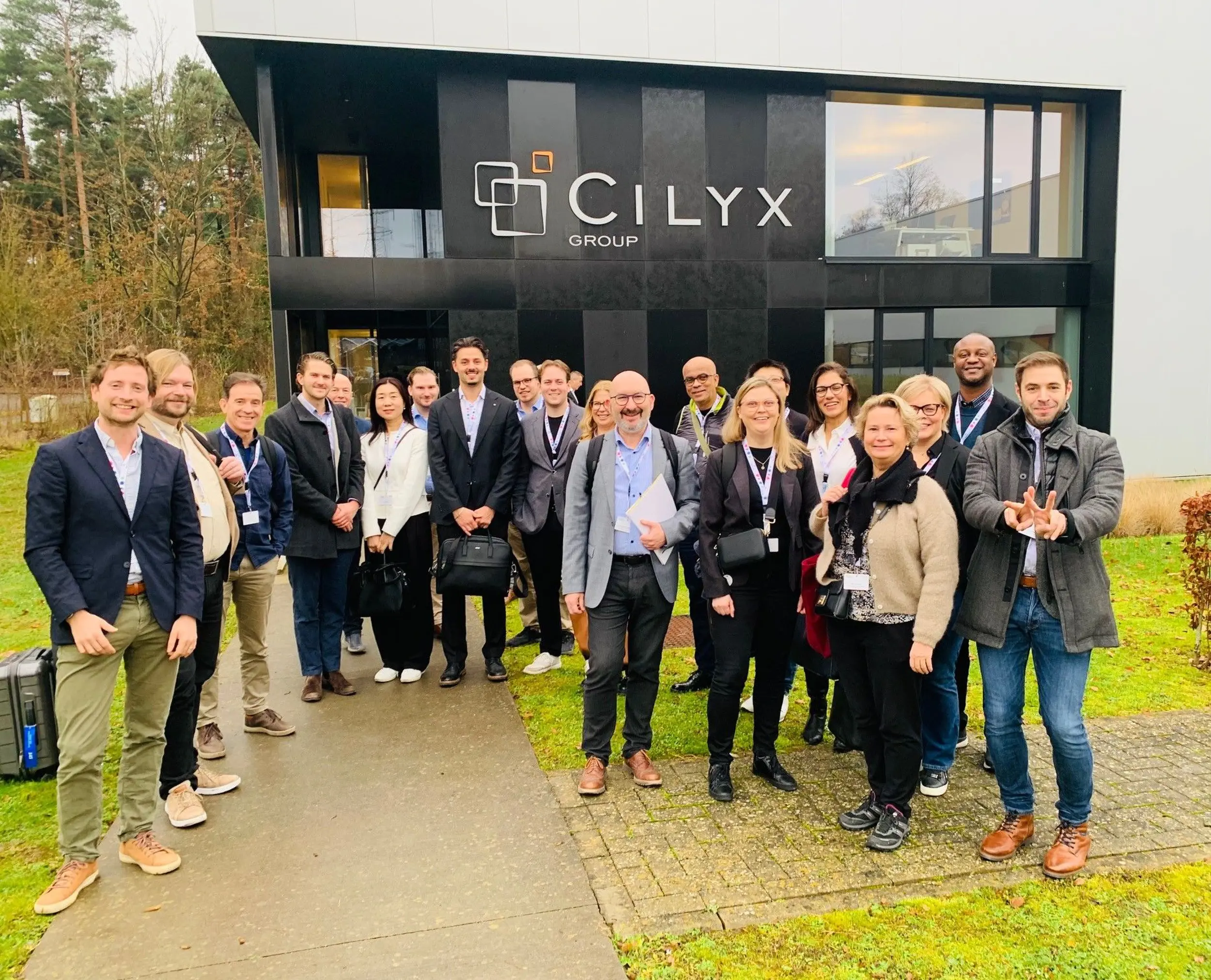 Flere av deltakerne på konferansen